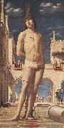Antonello da Messina St Sebastian jj oil on canvas